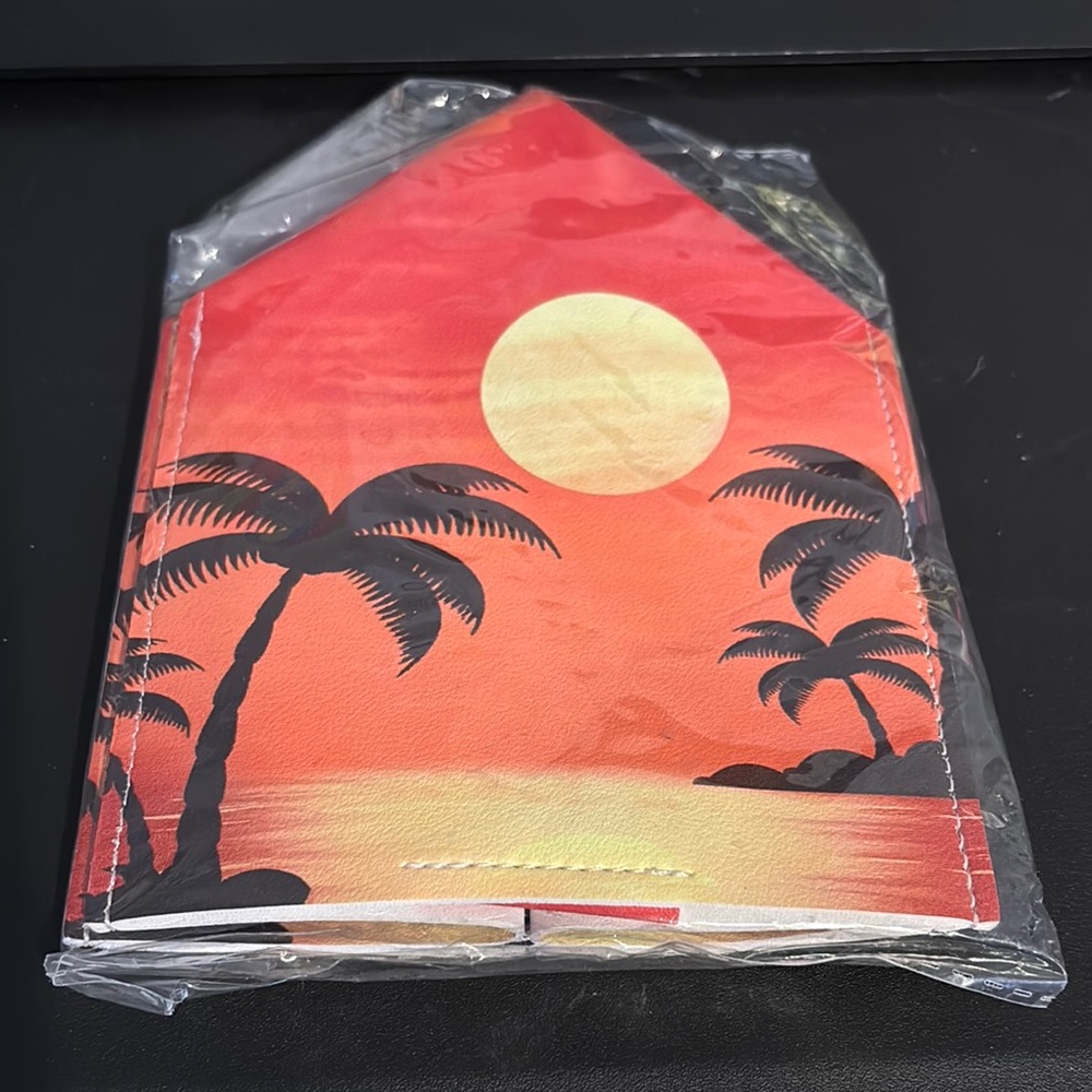Sunset Palm Tree Bath Mat
